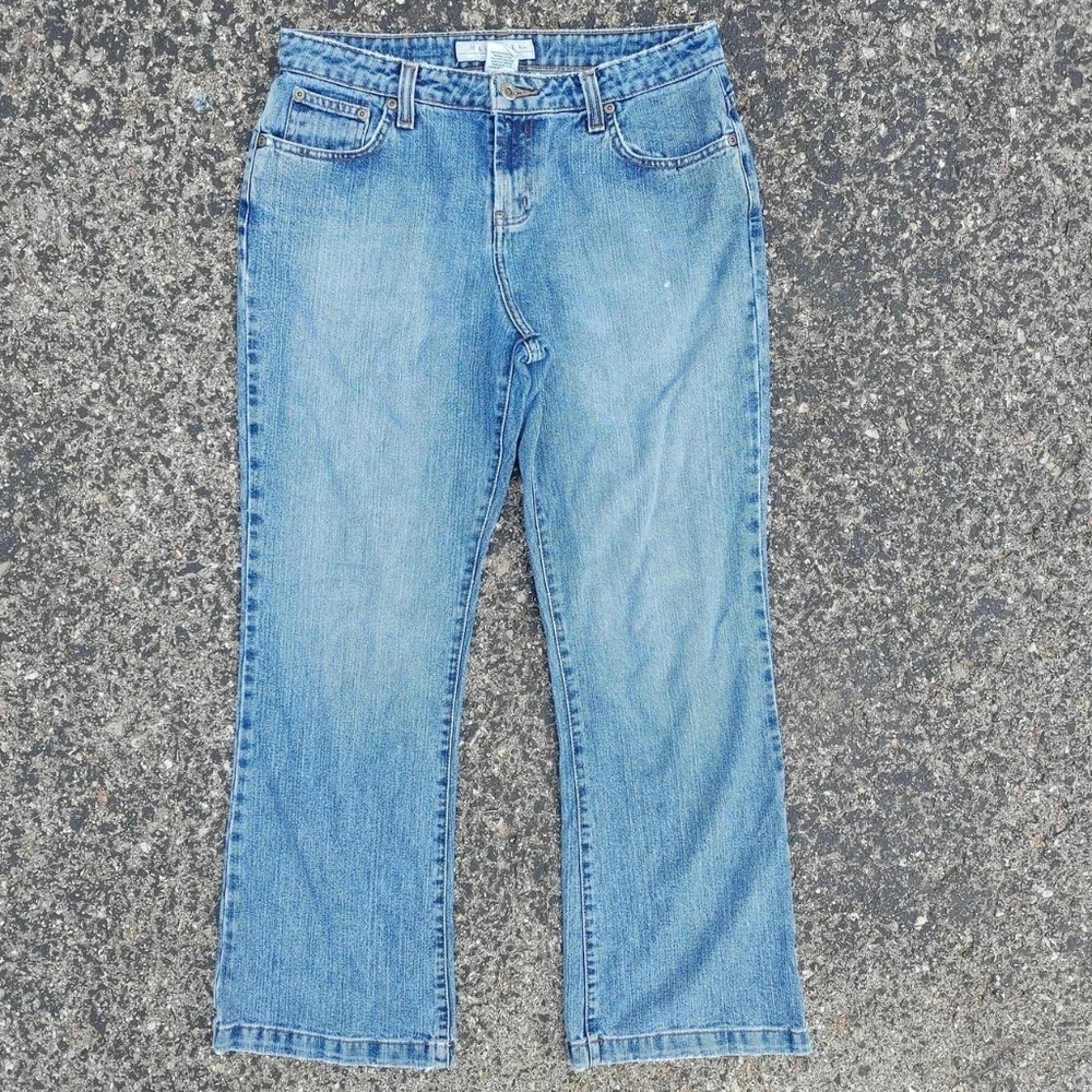🔥4/$40 maurices low Rise Boot cut Jeans Size 11/12 regular light denim